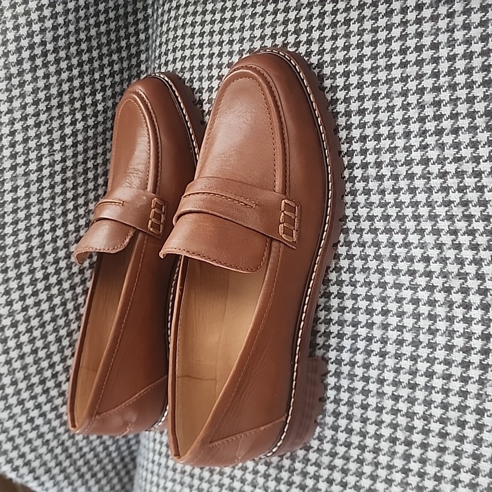 New Madewell Corinne lugsole loafer
